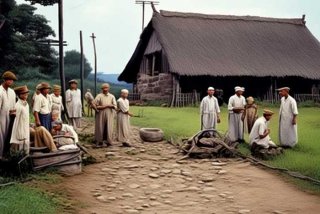 50年代的农村生活穿着；50年代农村的生活状况描写