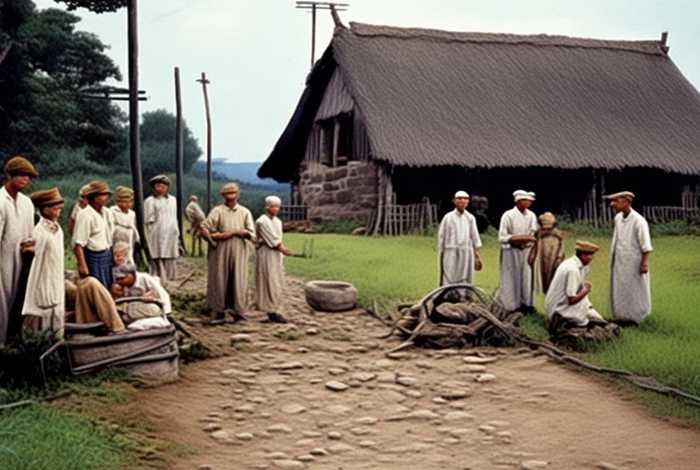 50年代的农村生活穿着；50年代农村的生活状况描写