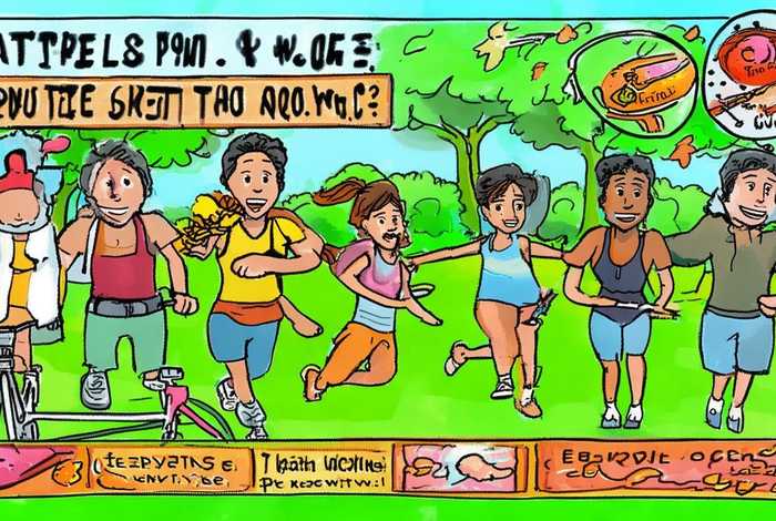 快乐运动健康生活手抄报模板 - 健康运动快乐手抄报内容