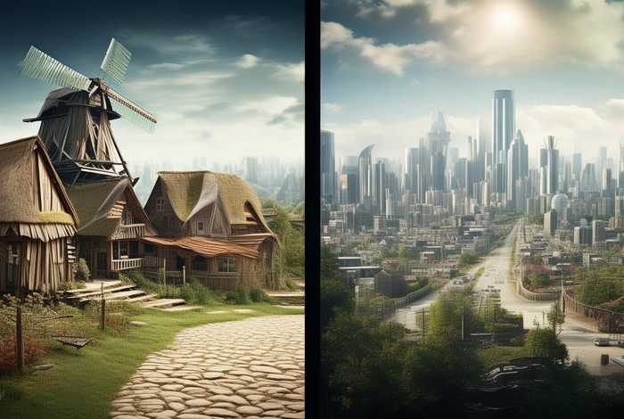 过去与现在的生活变化、过去与现在的生活变化作文800字