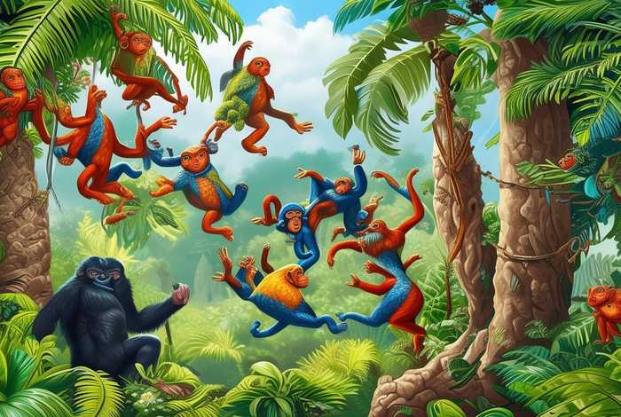 猴群生活日常 - 猴群的生活特性