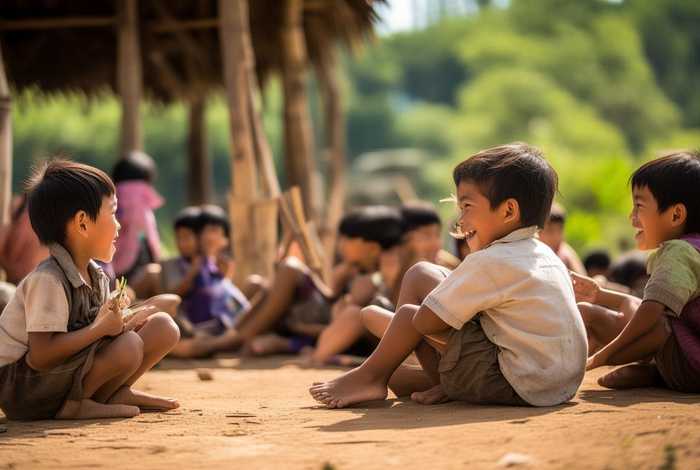 老挝的生活和老挝学校；老挝的日常生活