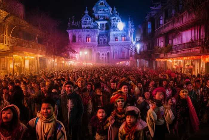 吉林新生活中东店活动；吉林市中东新生活万圣节活动