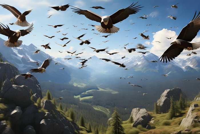 老鹰生活在哪里最多；老鹰生活在哪里最多的地方