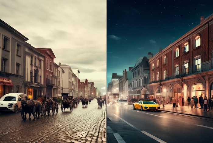 过去和现在的生活变化说说；过去和现在的生活变化说说句子