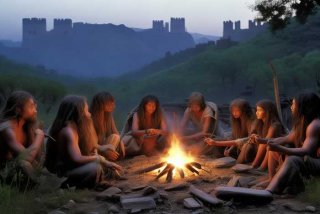 北京人生活想象图，早期北京人生活想象图