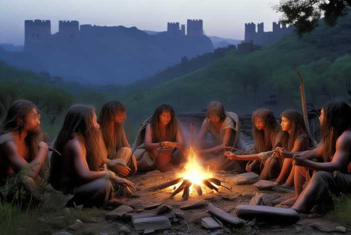 北京人生活想象图，早期北京人生活想象图