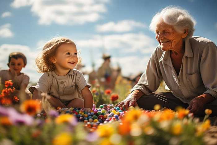 黄发垂髫并怡然自乐展现出一幅怎样的生活景象，黄发垂髫,并怡然自乐展现出一幅怎样的生活图景