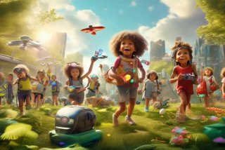 儿童未来生活创意画，儿童未来生活创意画图片大全