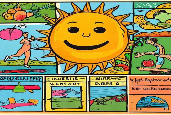 关于健康生活的手抄报里面写什么（健康的生活手抄报内容）