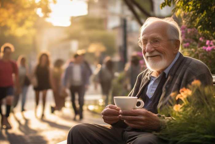 大学城董大爷的辛福生活 董大爷幸福生活