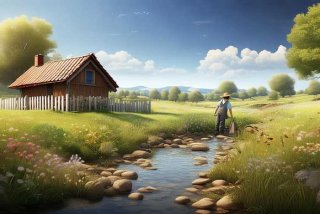 关于描写向往田园生活的范文（关于向往的田园生活的作文）