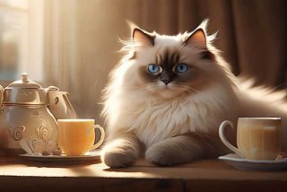 布偶猫奶茶习性（布偶猫奶茶色）