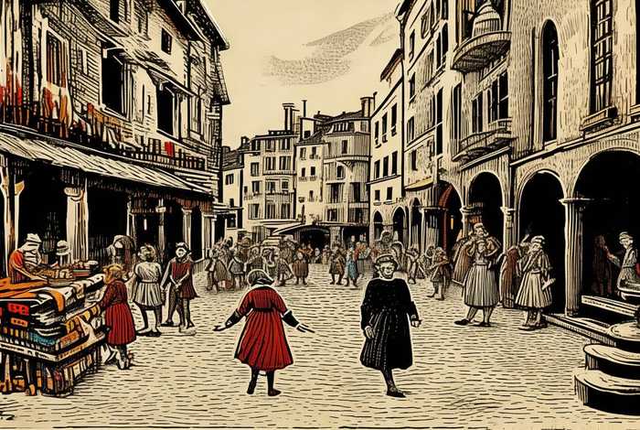 版画生活场景；版画生活场景怎么画