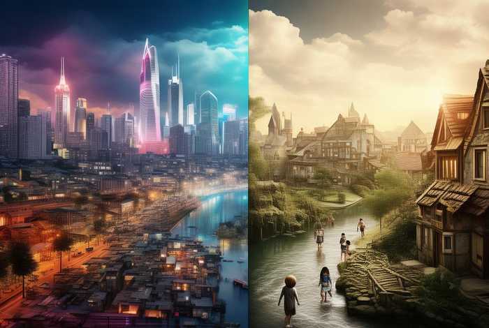 过去和现在的生活变化英语视频（过去和现在的生活变化英语视频讲解）