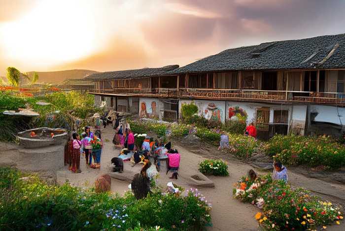 从文化生活角度提炼该地在乡村文化建设中的治理经验、运用文化生活的知识说明乡村振兴