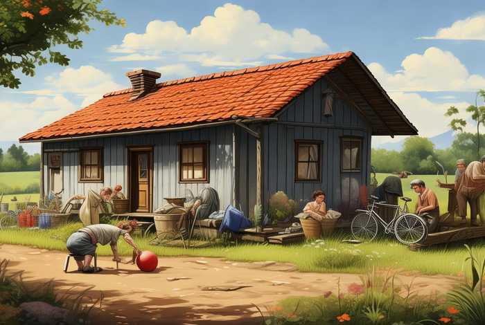 50年代的农村生活状况 - 50年代的农村生活状况图片