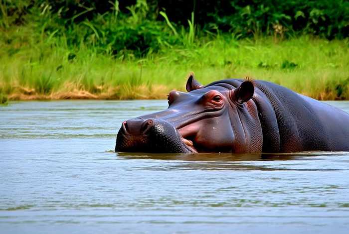 河马习性视频 河马简介视频