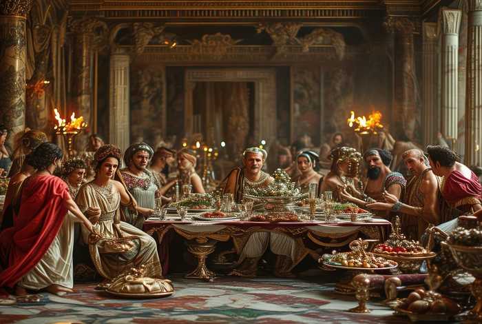 古罗马生活奢靡 - 古罗马贵族奢靡生活