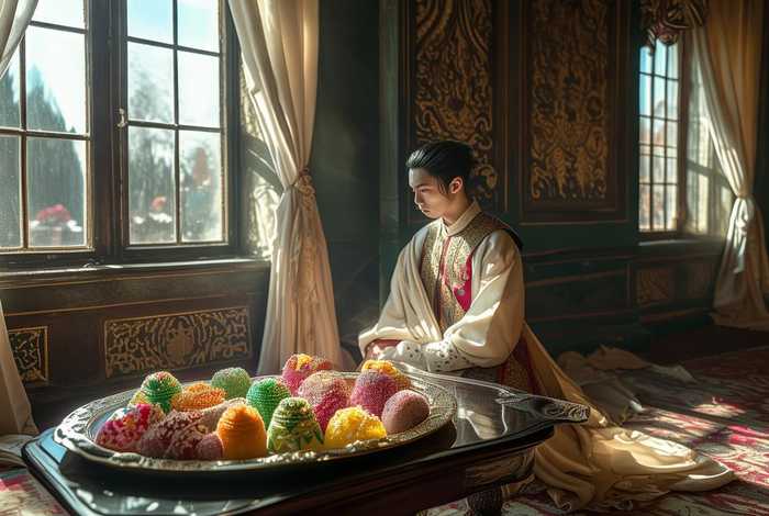 宫里的生活很苦,所以要吃甜食，宫里的日常生活