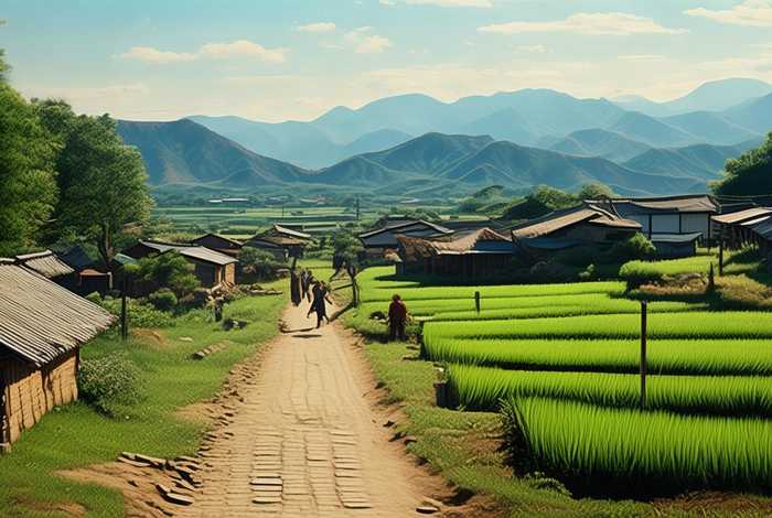 朝鲜农村、朝鲜农村视频