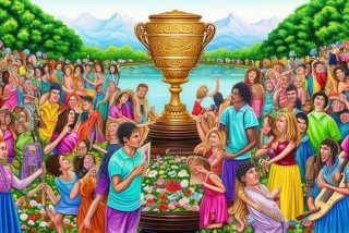 多彩的校园生活绘画一等奖、多彩的校园生活绘画作品简介