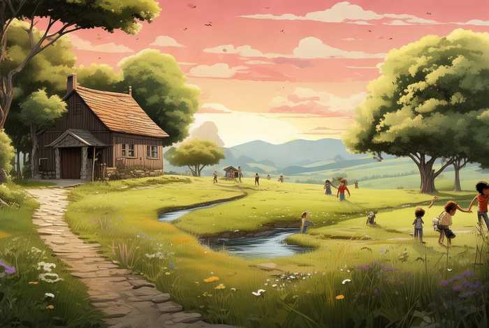 关于田园生活的作文400字（关于田园生活的作文400字四年级）