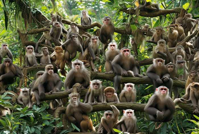 猴群数量，猴群数量上限