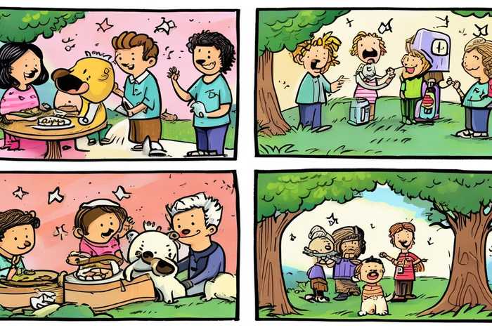 感恩生活四格漫画图片大全 感恩生活四格漫画图片大全集