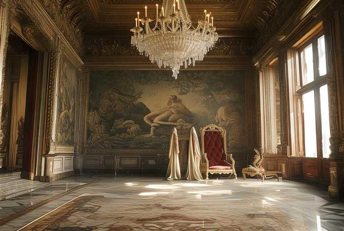 宫里的生活方式，形容宫里的生活