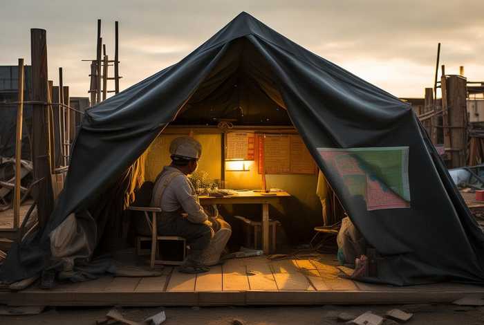 工地生活一角 - 工地上的生活费一个人多少标准合适