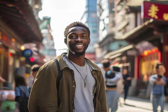 黑人在中国的生活照 - 黑人在中国的生活照片真实