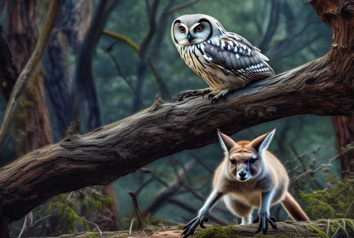 猫头鹰和袋鼠的生活习惯；猫头鹰和袋鼠有怎样的生活方式