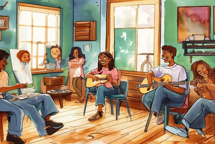 绘画我的课余生活怎么画，绘画我的课余生活怎么画图片