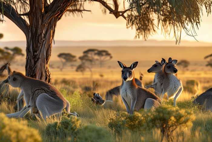 袋鼠在哪里生活；袋鼠在哪里生活过