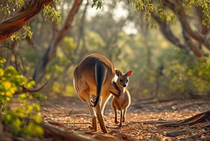 袋鼠幼崽的生活环境(袋鼠幼崽的生活环境描写) 袋鼠幼崽的生活环境(袋鼠幼崽的生活环境描写)