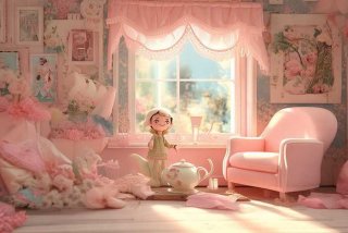 可爱生活，可爱生活爱浅红的意思