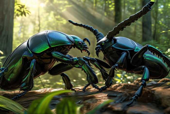 大力独角仙分布在哪里 - 大力神甲虫对战独角仙