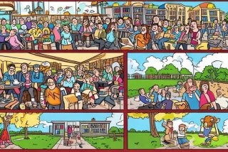 大学的日常生活漫画，大学生日常生活漫画