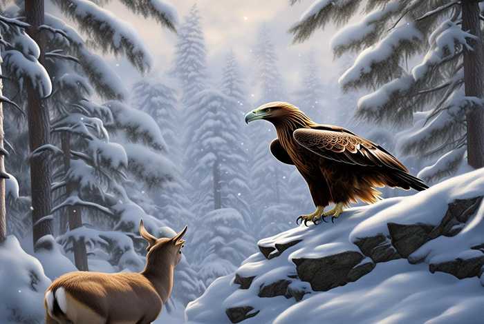 雕的生活地域和捕猎对象、雕捕捉猎物