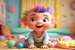 宝宝生活照图片；宝宝生活照图片卡通