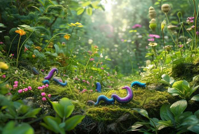 毛毛虫生活在哪里绘画，毛毛虫生活环境在哪里