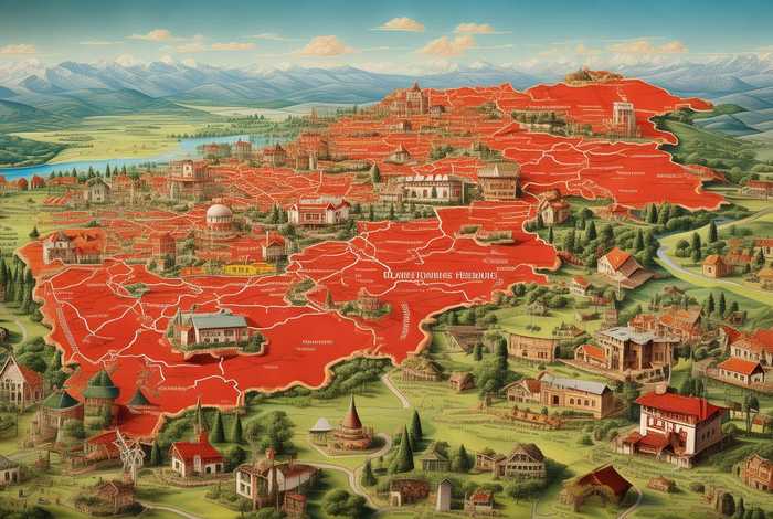 罗马尼亚人民共和国；罗马尼亚人民共和国地图