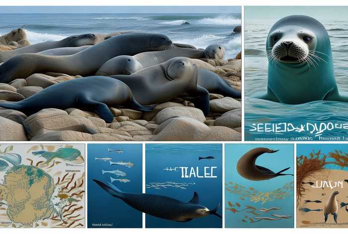 海豹的生活习性和特点的海报 - 海豹的生活特点和觅食情况