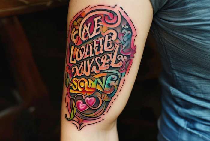 爱生活爱自己英文 - 爱生活爱自己英文纹身