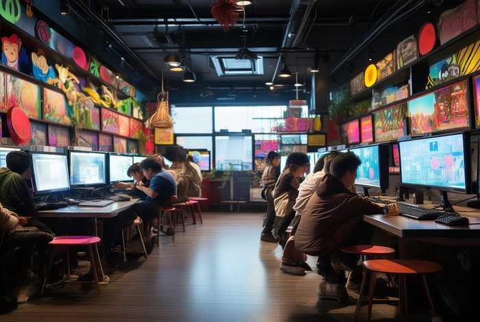 漫生活网咖幸福湾店；武汉漫生活网咖