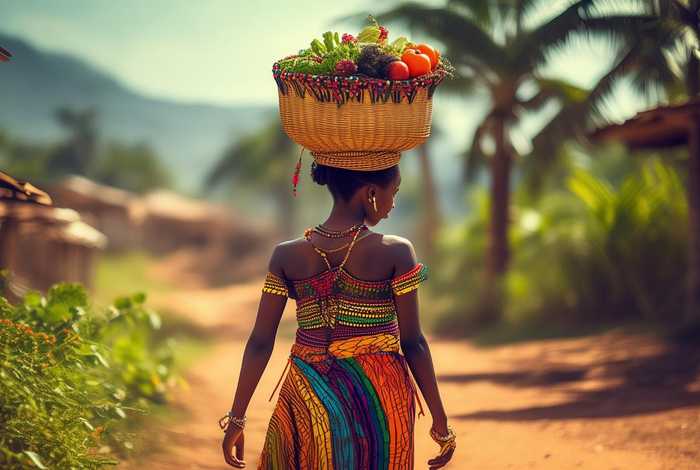 非洲女人日常生活；非洲女人日常生活图片