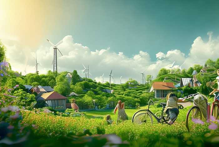 环保绿色生活绘画；环保绿色生活绘画图片