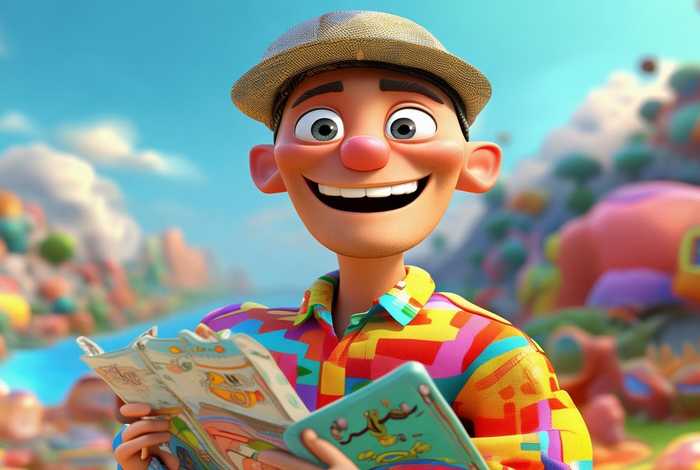 导游的图片卡通 - 导游的图片卡通可爱