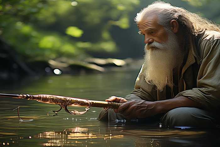 金色的鱼钩原文、金色的鱼钩原文作者